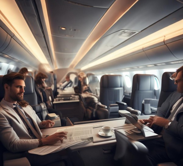商务舱动态照片，capturing the essence of plane life